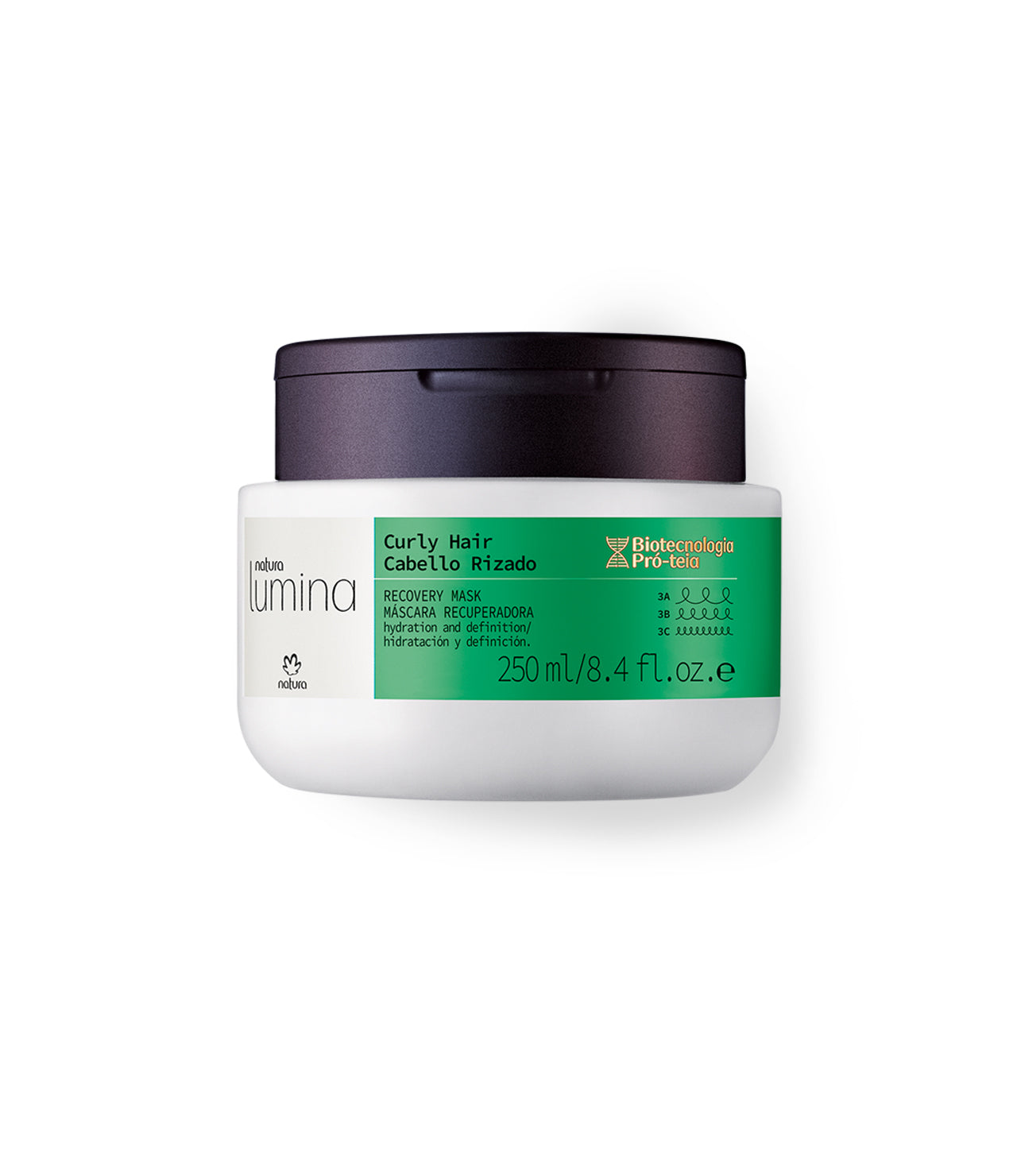 Mascarilla Capilar Reparadora Cabello Rizado Lumina