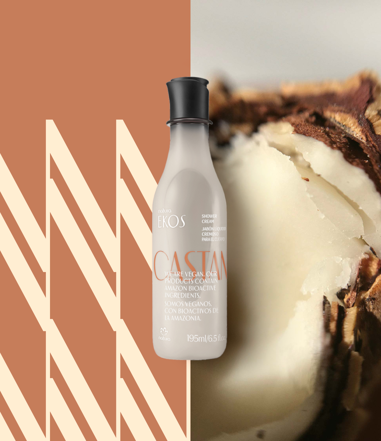 Gel de Banho Cremoso Ekos Castanha (ANTIGO)