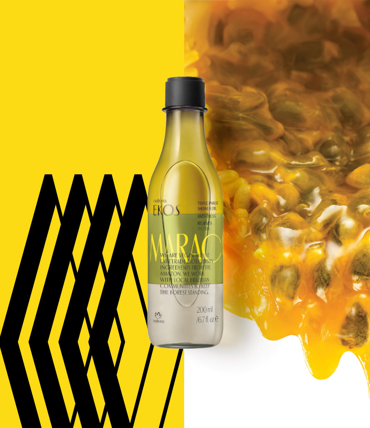 Olio Doccia Trifasico Ekos Maracujá