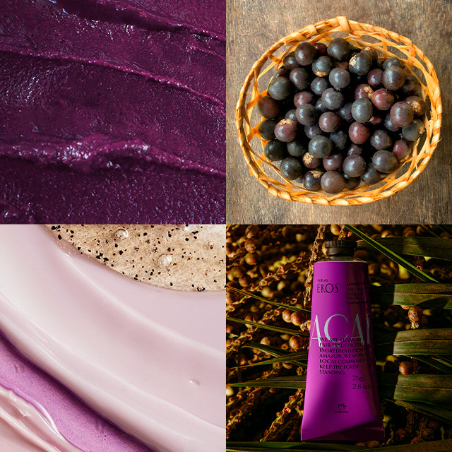 AÇAÍ, YOUR NEW FAVORITE WORD. YOUR SKIN’S NEW FAVORITE CARE.