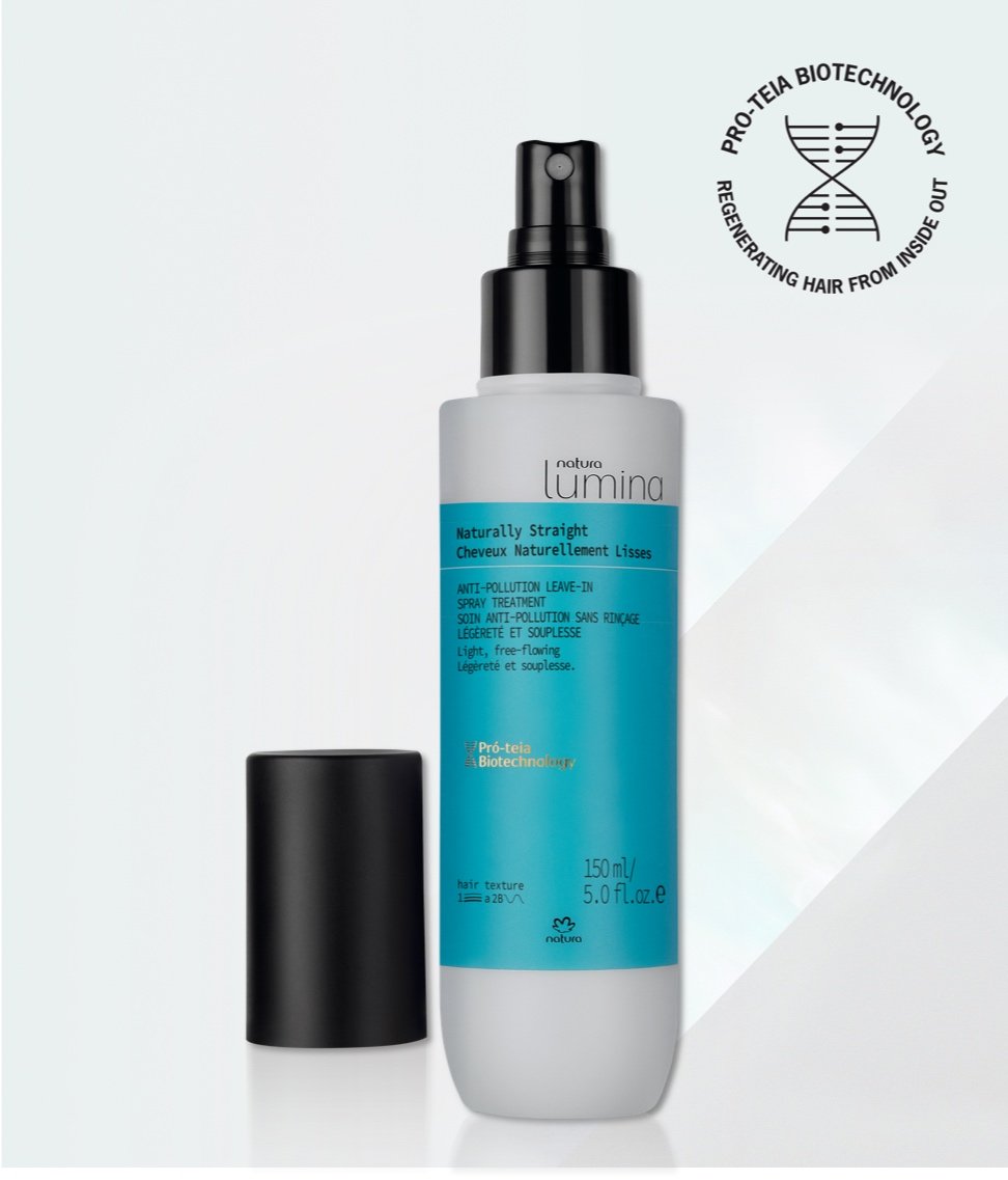 Spray Sans Rinçage Anti-pollution Cheveux Lisses Lumina