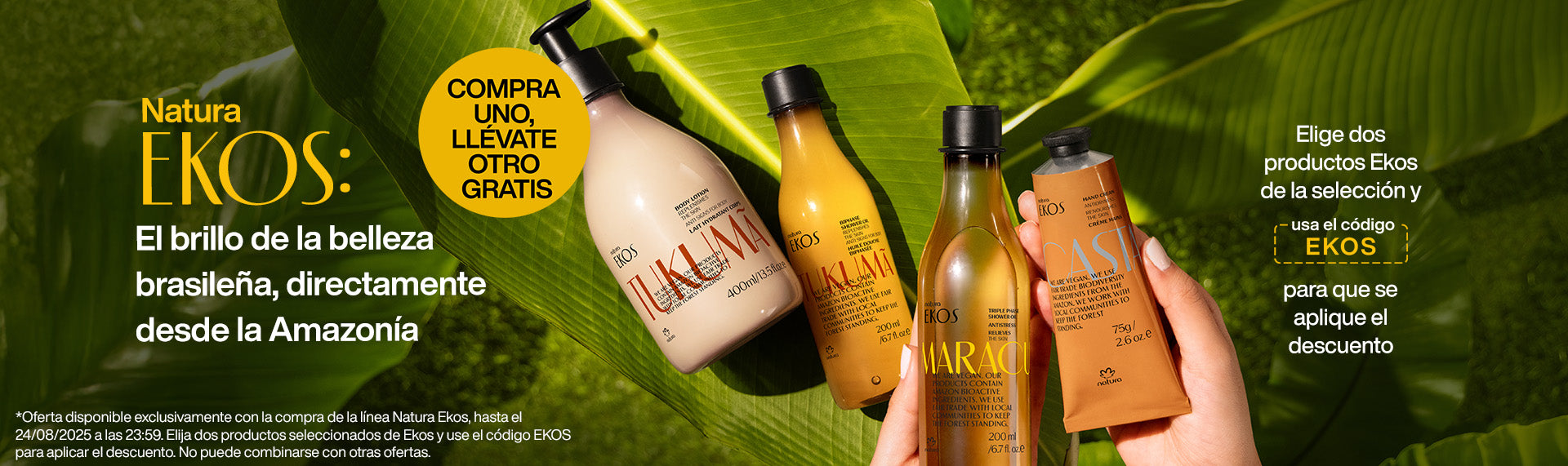 Natura Ekos | Compra uno, lleva otro GRATIS