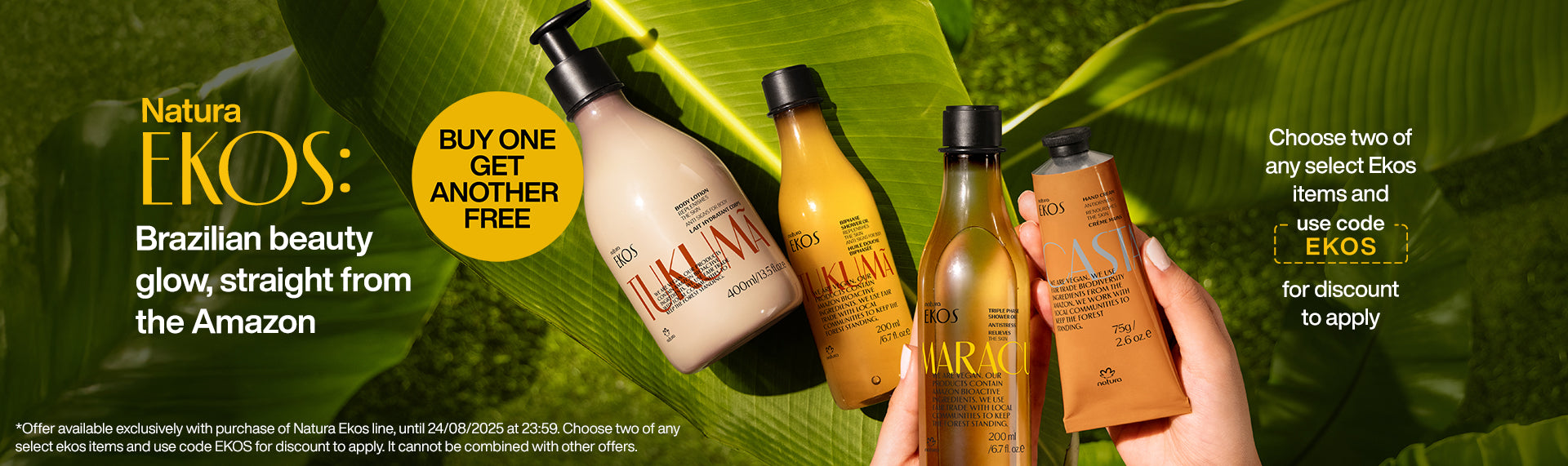 Natura Ekos | Kaufe eins, erhalte ein weiteres GRATIS