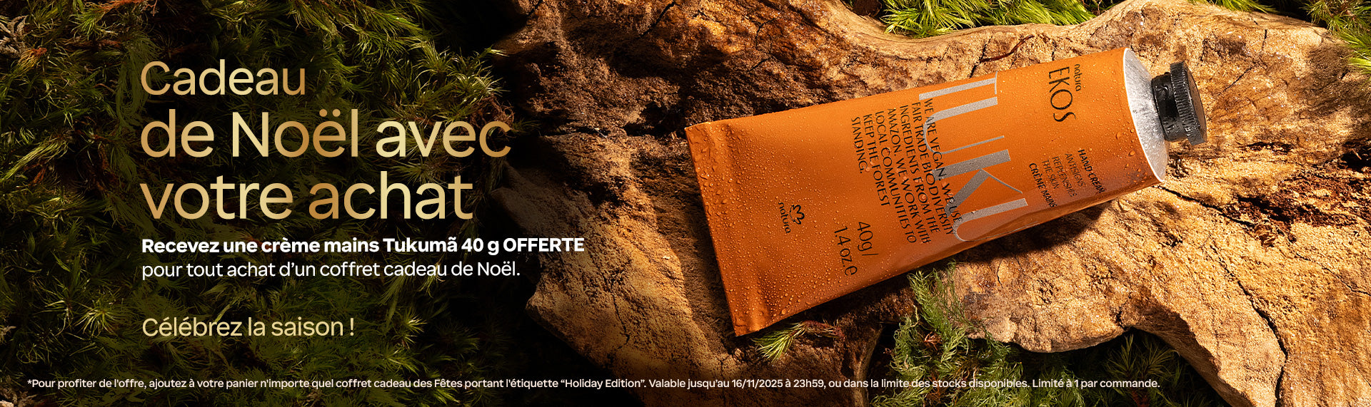 Cadeau de vacances avec achat