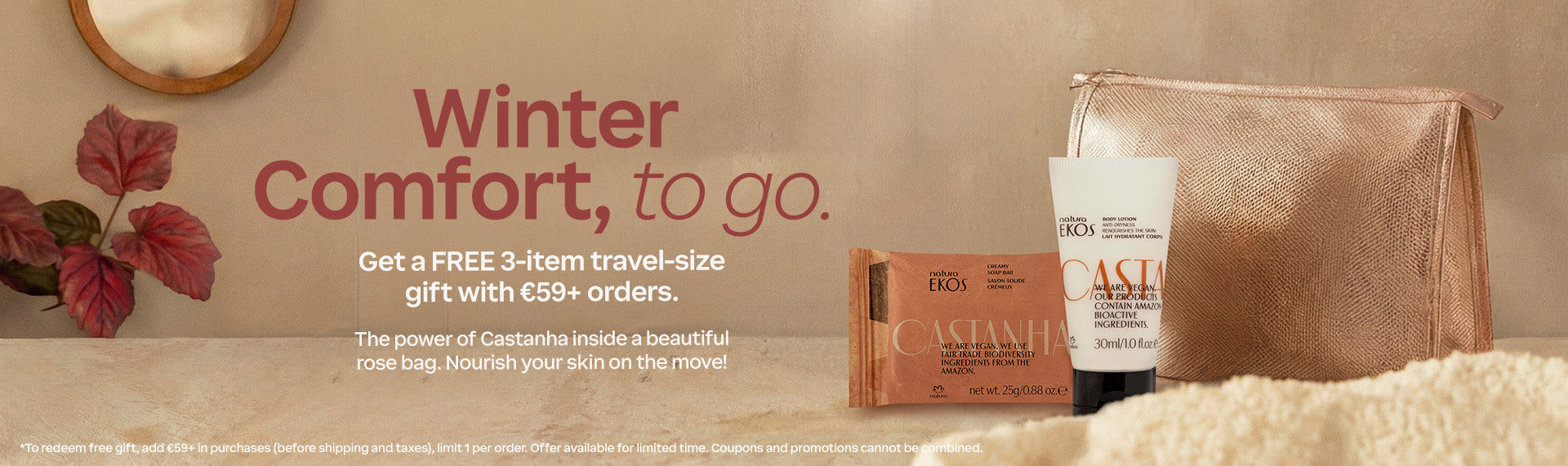 Winterliches Pflegegeschenk bei Kauf