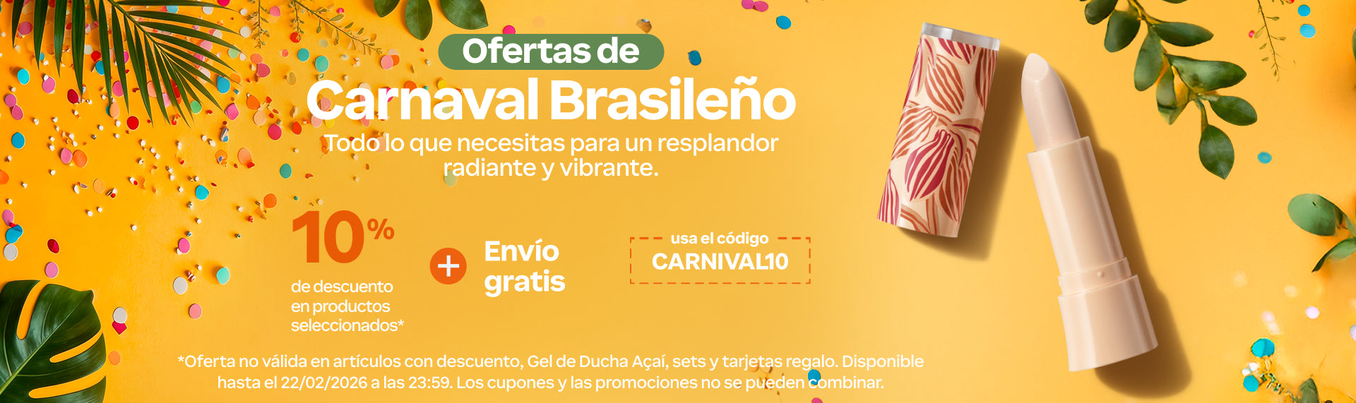 Venta del Carnaval Brasileño